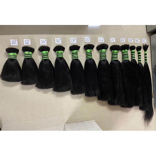 Non Remy Human Hair - Indian Human Hair Extensions , Professional Grade Black Hair Accessory With Warranty For Women