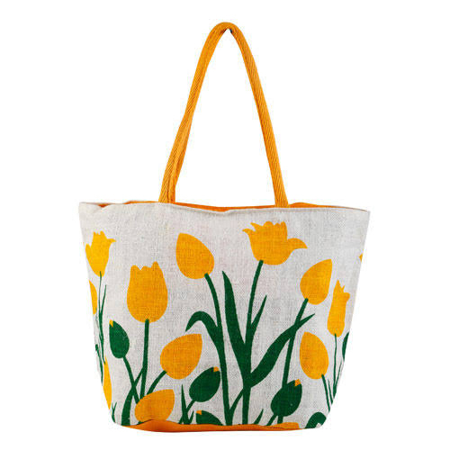 Printed Designer Jute Bag