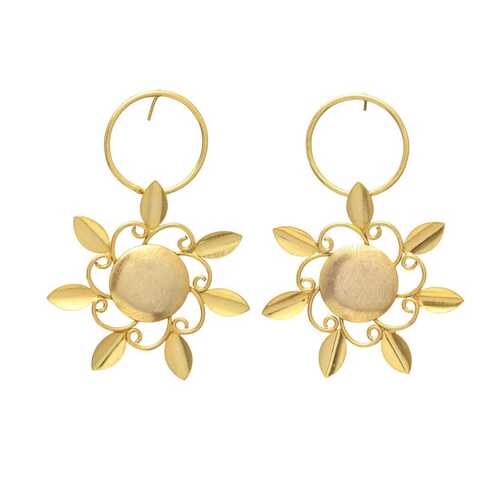 designer earring for woman flower shaped