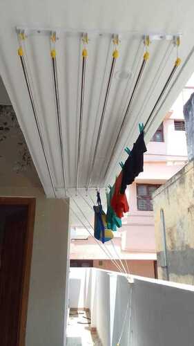 Apartment ceiling mounted cloth drying hangers in Pullapuram Chennai