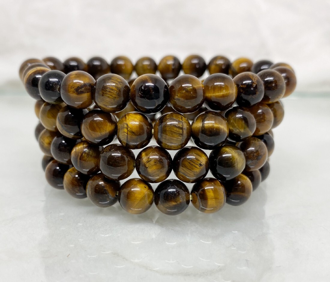 Tiger eye bracelet Crystal Beaded Bracelet