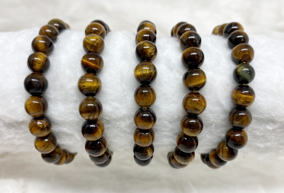 Tiger eye bracelet Crystal Beaded Bracelet