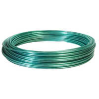 PVC Coated GI Wire - Galvanized Iron, 0.8 mm Diameter , Green Color for Industrial Use, Corrosion-Resistant with Warranty