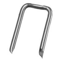 3 Inch Cable Staples - Galvanized Iron, 1.5/10 To 2/12 Sizes | Application: For Fitting, Color: Silver, Warranty: Yes