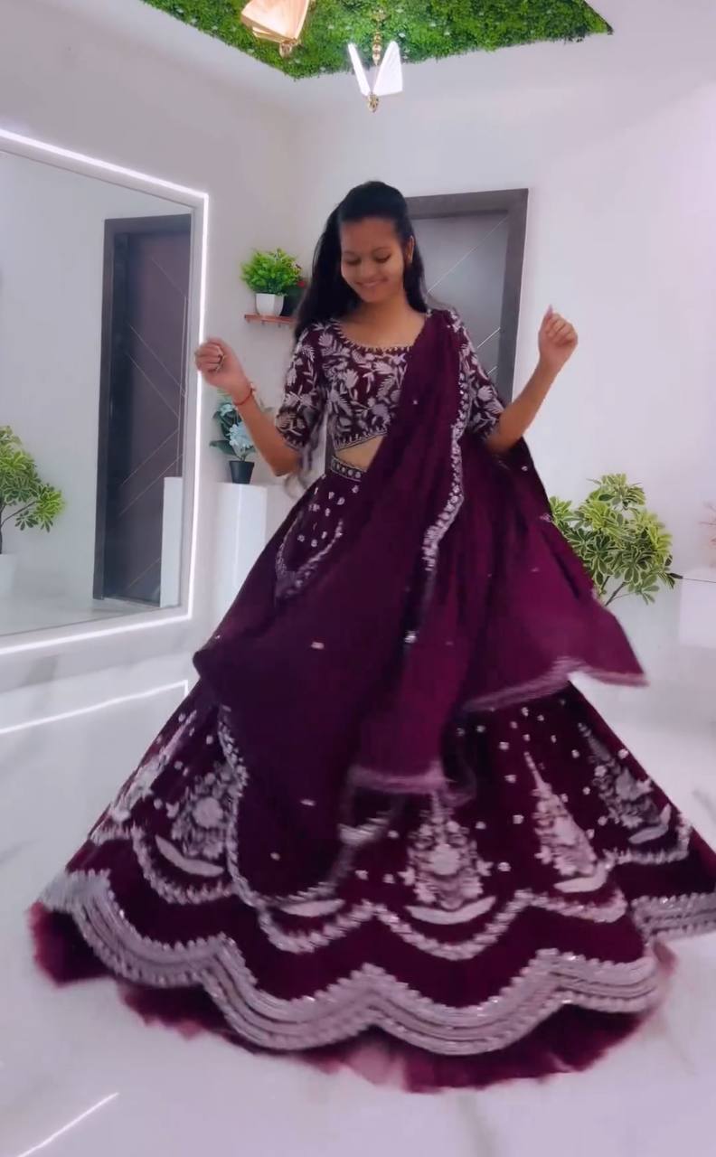 Embroidered Bridal Lehenga