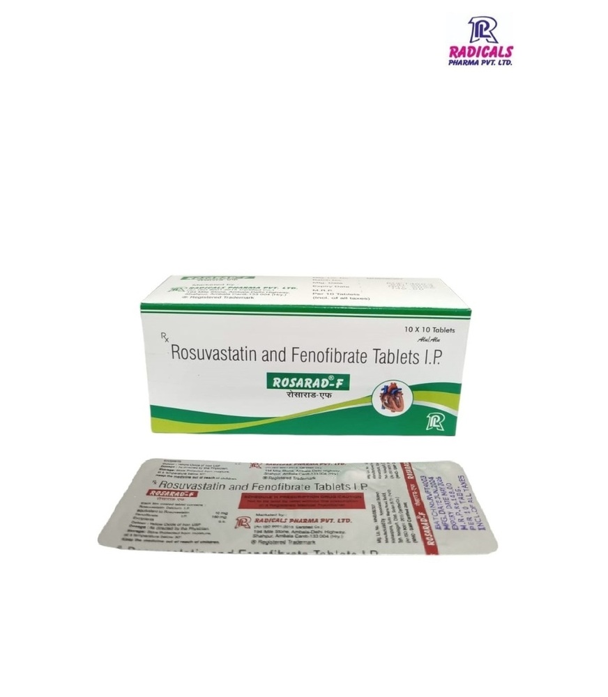 Rosuvastatin Fenofibrate Tablet - Drug Type: General Medicines