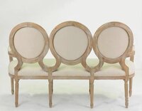 OC-2954 Oak Wood With Linen Fabric Occasional Chair wedding chair rental