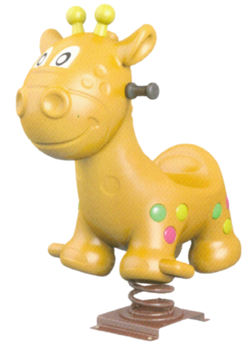 GIRAFFE SPRING RIDER FOR PLAYGROUND