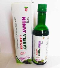 Karela & Jamun Ras - Ayurvedic Herbal Juice | Balances Glucose Levels, Enhances Immunity, Enriched With Neem Extract