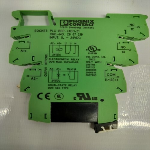 PHOENIX CONTECT PLC-BSP-24DC/21 RELAY BASE