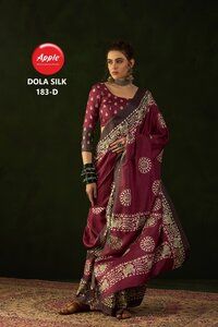 Dola silk printed sarees