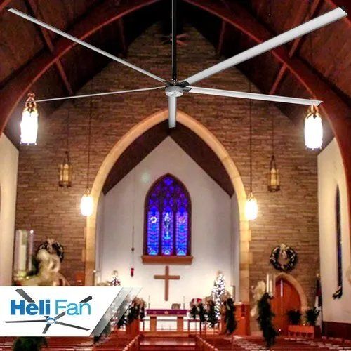 Designer HVLS BLDC PMSM Series Fans For Church And Spiritual Places