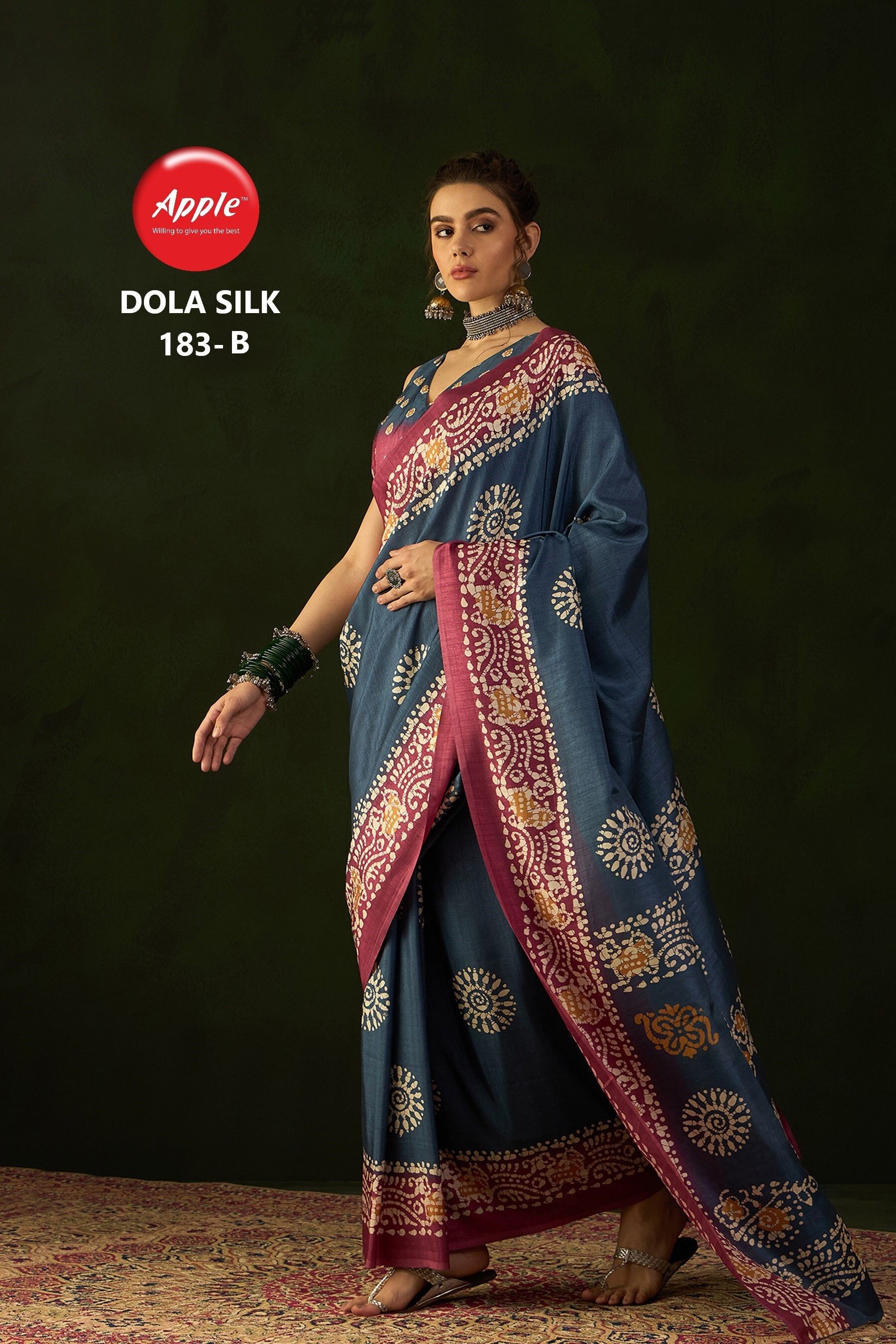 Dola silk printed sarees