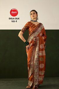 Dola silk printed sarees