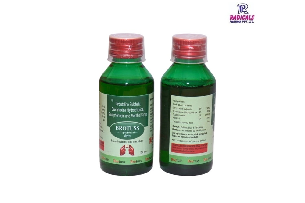 Terbutaline Bromhexine Guaiphenisin Menthol Syrup
