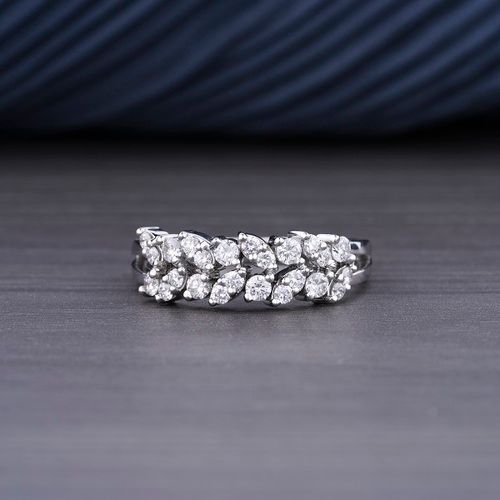 BEAUTIFUL LADIES RING 18KT WHITE GOLD 0.72ct Lab Grown Diamonds