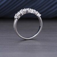 BEAUTIFUL LADIES RING 18KT WHITE GOLD 0.72ct Lab Grown Diamonds