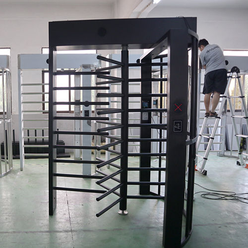 Full Height Tripod Turnstiles - Color: Black