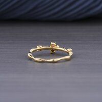 BEAUTIFUL LADIES RING 18KT YELLOW GOLD 0.2ct Lab Grown Diamonds