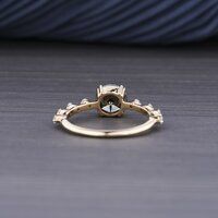 BEAUTIFUL LADIES RING 18KT YELLOW GOLD 1.5ct Lab Grown Diamonds