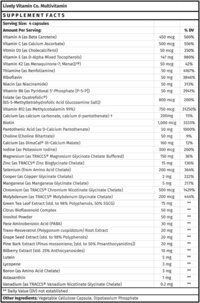 LIVELY VITAMIN CO. Multivitamin  240  Capsules