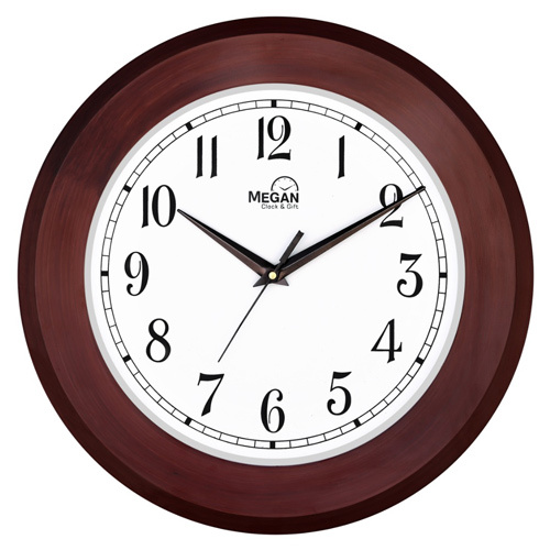 903 250x250x45mm Wooden Wall Clock