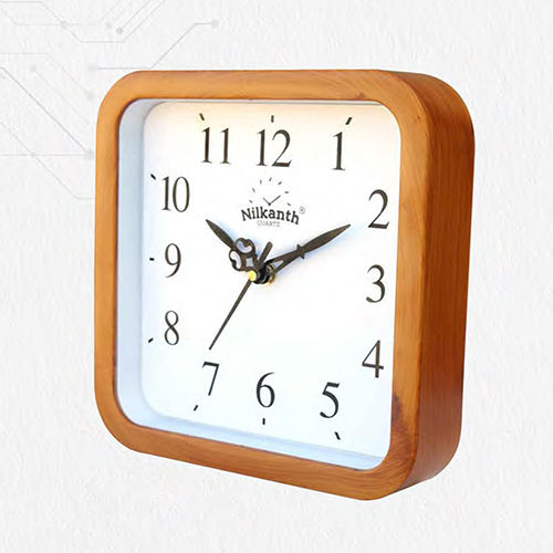 As Per Requirement 904 200x200x50mm Wooden Wall Clock