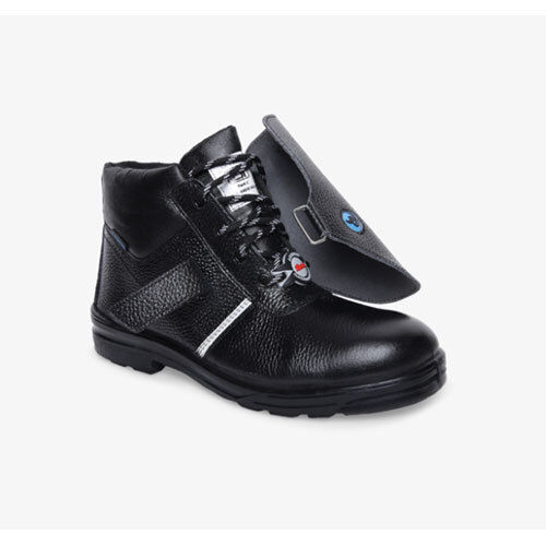 Black Lite Flap Bata Safety Shoes