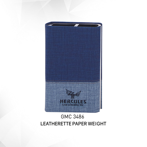 Hercules leather paper weight