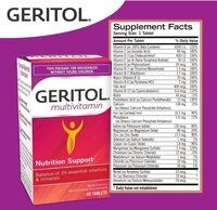 Geritol Multivitamin Nutrition Support