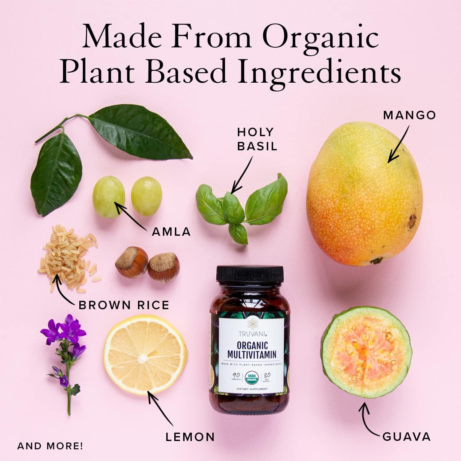 Truvani Daily Organic Multivitamin