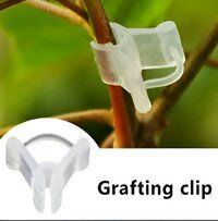 Grafting Clip Garden Plant 4 to 6mm Grafting Clip color white / black