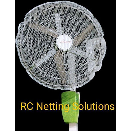 White 600Mm Industrial Fan Safety Net Cover