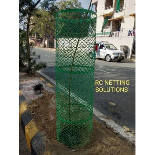 Green Hdpe Hexa Tube Tree Guard