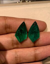 Oval Shape Zambian Emerald Stones