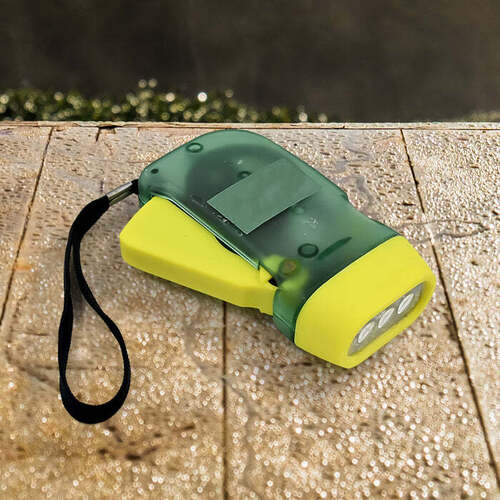 3 Led Hand Press Torch Hand Crank Flashlight