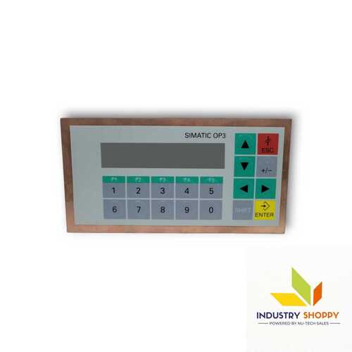 Keypad for Siemens OP3 HMI operator panel with enclosure