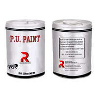 Pu Paint - Solvent Based, 20 L Can For Metal Applications | High Gloss Liquid Finish, Ideal For Room Temperature Storage