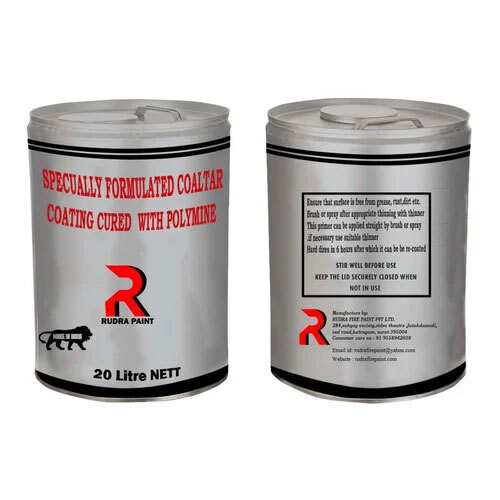 SPECIALLY FORMULATED COALTAR EPOXY COATING CURED WITH POLYMINE