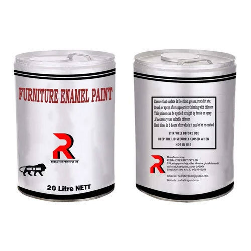 Furniture Enamel Paint - 20 Litre Liquid, High Gloss Finish for Durable Coating