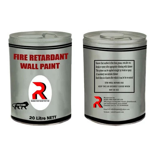 White Solvent Based Fire Resistant Coating For Wall