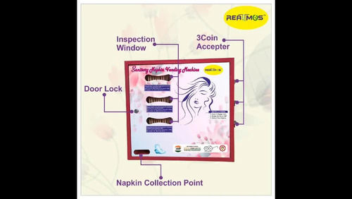 Manual Sanitary Pad Vending Machin