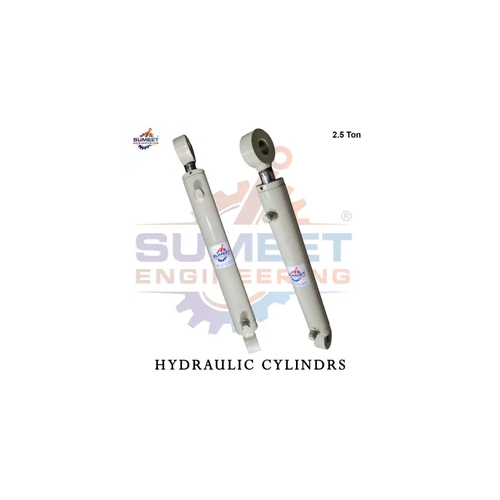 White Industrial Hydraulic Cylinders