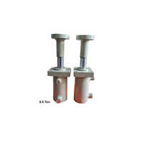Front Flange Mounting Hydraulic Cylinder - Color: White