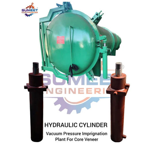 Green Double Acting Trunnion Mount Hydraulic Cylinder