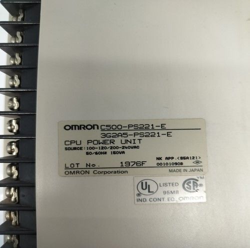 OMRON C500-PS221 PROGRAMMABLE CONTROLLER POWER SUPPLY