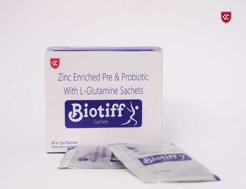 Prebiotic and Probiotic with zinc Sachet