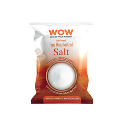 Refined Free Flow Iodised Salt - Color: White