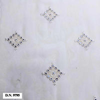 Madhav fashion Mirror work fabric for dress