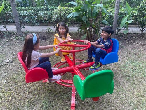 DELUXE MERRY GO ROUND FOR OUTDOOR PLAYGROUND